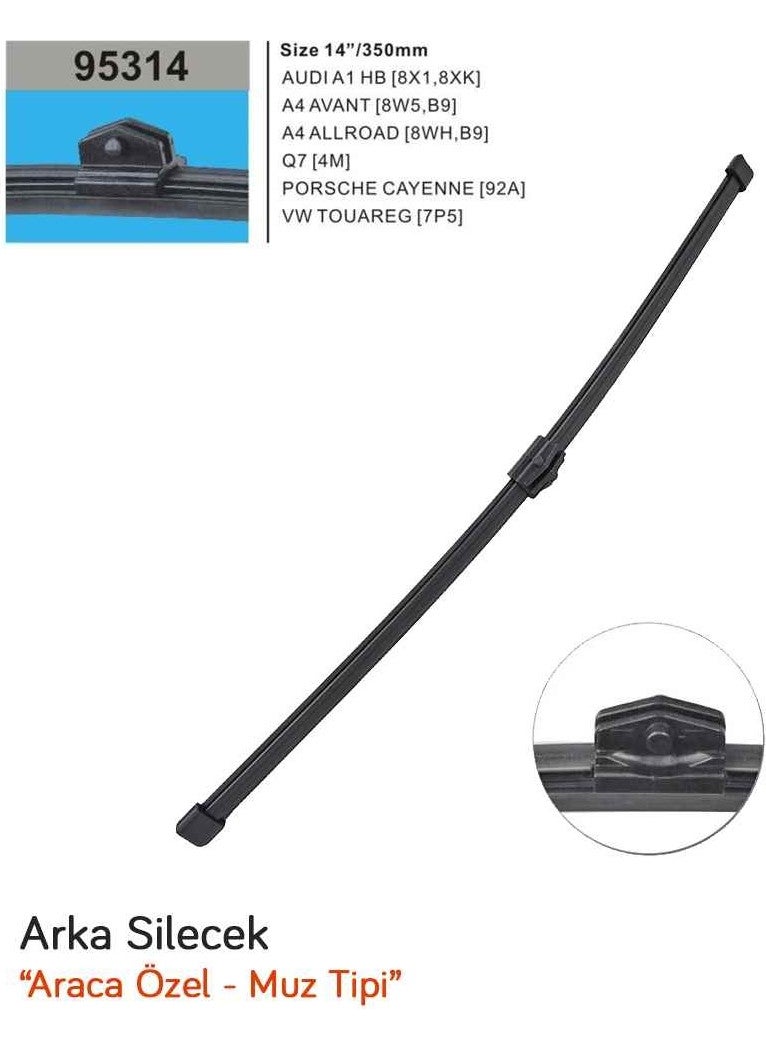 RBW 95314 Audi A1 Hb 2010-2018 Rear Banana Wiper  - Image 2