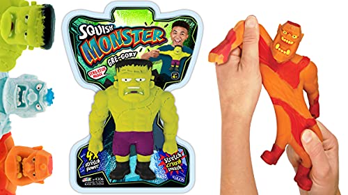 JARU Jumbo Stretchy Monster Toy 1 Monster Assorted Slow Rising Squishy Monster Action Figures for Kids Stress Relief Anger Management Toys Bulk Party Favors 43061s - Image 1