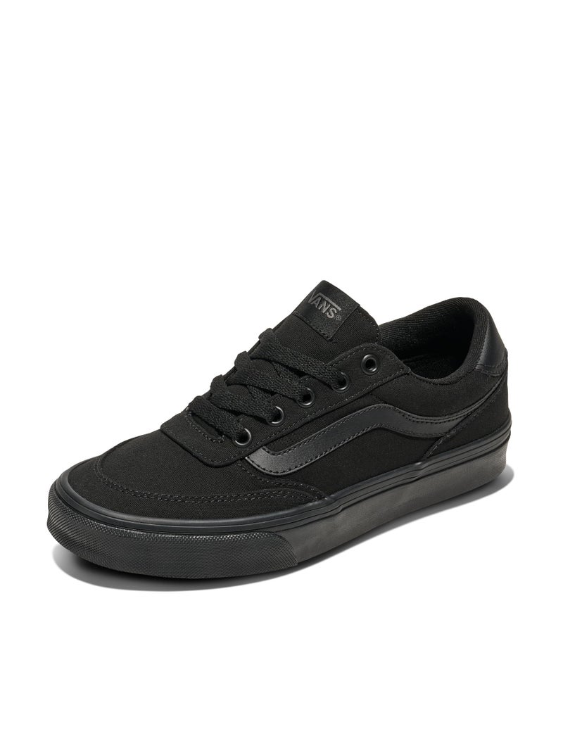 Vans Women's Brooklyn LS Shoe | Low-Top Sneakers for Everyday Wear, Walking, Work & Fashion, Canvas Black/Black, 7 - Image 1