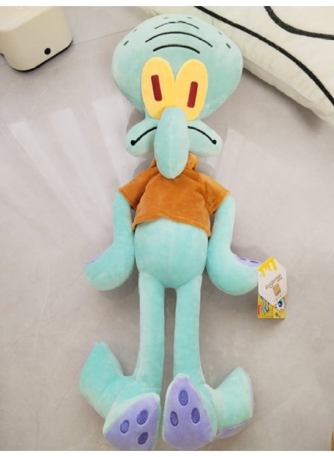 Generic - Genuine Spongebob Paida Star Doll Plush Toy Squidward Brother Squidward Crab Boss Small Worm Pendant Grasp Doll Play-Colour:40cm Squidward-High:Genuine Authorization - Image 1