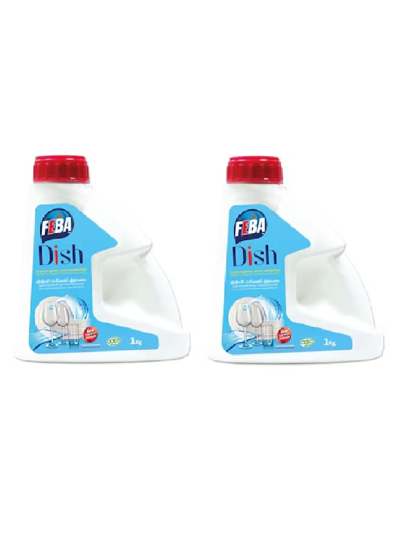 FEBA FEBA Dishwashing Powder 1kg 2pcs 