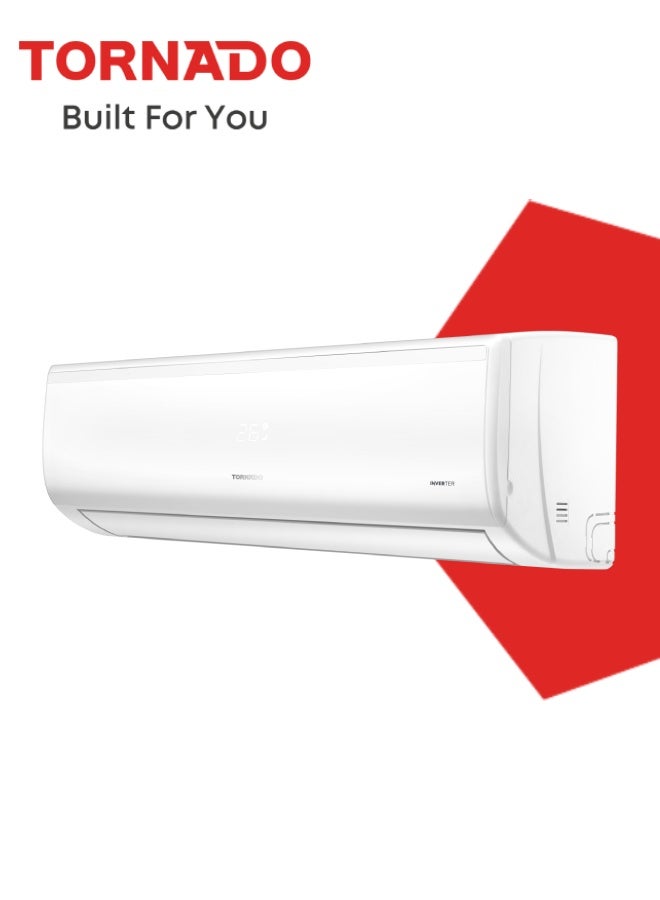 TORNADO Split AC 1 Ton 12100 BTU Inverter - Cool Only, T3 Tropical Compressor, Golden Fin Protection, I Feel Smart Control, Plasma Shield, 4M Pipes, TH-LX12CHK TH-LX12CHK - White TH-LX12CHK white - Image 2