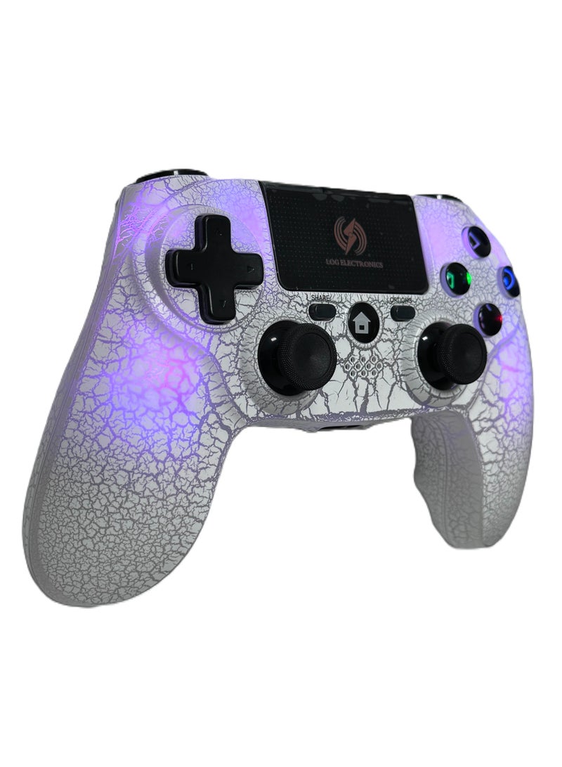 Log Electronics Wireless Controller For PlayStation 4, Android Mobile, Ps3 Lightening Controller White Camo - Image 3