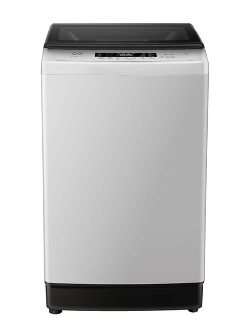 Top Load Washing Machine 7kg Tempered Glass Lid LED Display White