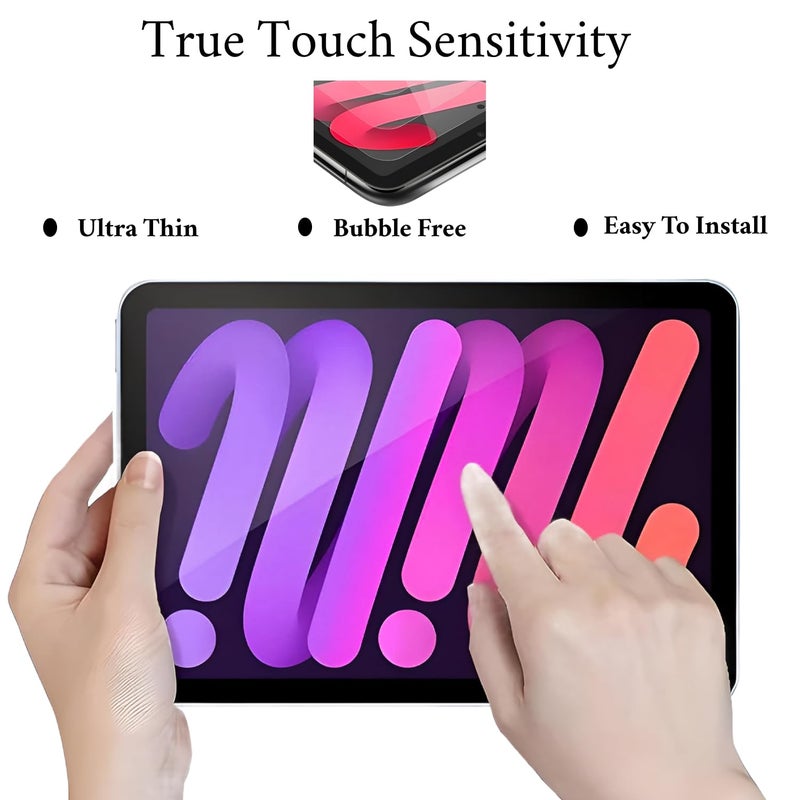 SPCORE Tempered Glass for iPad Mini 7/A17 Pro, iPad Mini 6 8.3 inch Screen Protector - Image 3