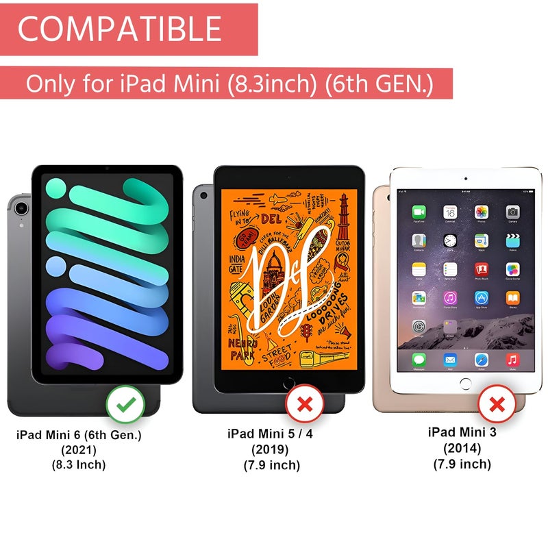 SPCORE Tempered Glass for iPad Mini 7/A17 Pro, iPad Mini 6 8.3 inch Screen Protector - Image 2