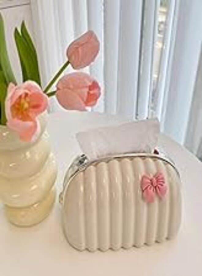 Luxury Women's Handbag Tissue Box Dispenser - High Quality Home Decor Table Supplies