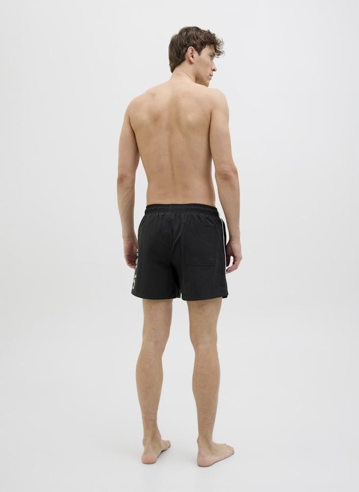 JACK & JONES Jpstmaui Jjswim Splice Logo Shorts  - Image 2