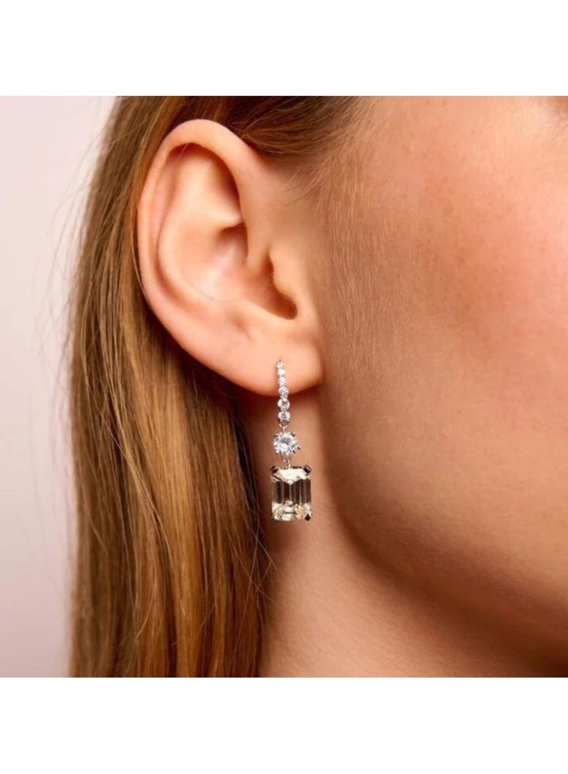 لافين جيوليري أقراط نسائية | أقراط مطلية بالذهب عيار 18 مزينة بحجر الزركون المكعّب | مجوهرات هيبوألرجينيك مناسبة للبشرة الحساسة، مقاومة للتشويه، وأقراط من الفضة الإسترلينية 925 مصنوعة يدوي - Image 2