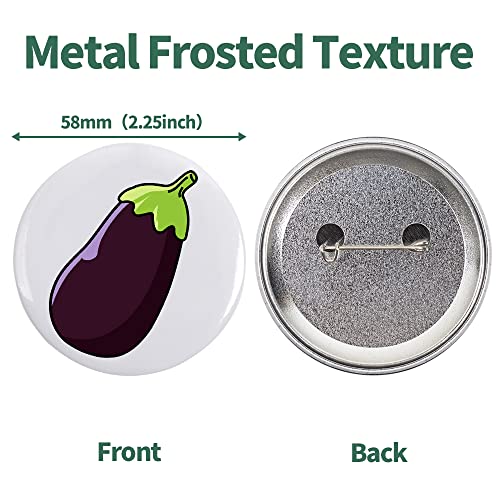 Mostme 200 Sets 2.25 inch Button Maker Supplies, 58mm Button Supplies Parts Badge Part, Buttons Making Supplies, Includes Metal Pin Back Cover, Metal Shells, Blank Paper&Clear Film - Image 4