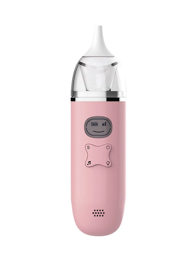 Arabest Baby Nasal Aspirator Baby Children Silicone Nasal Suction Cleaner Electric Nasal Aspirator Pink - Image 1