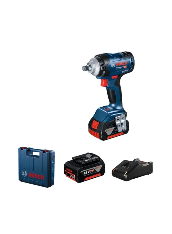Bosch Cordless Impact Wrench Lithium Ion 18V (2 x 5Ah) Brushless GDS 18V-400 SKU 06019K00L0 - Image 1