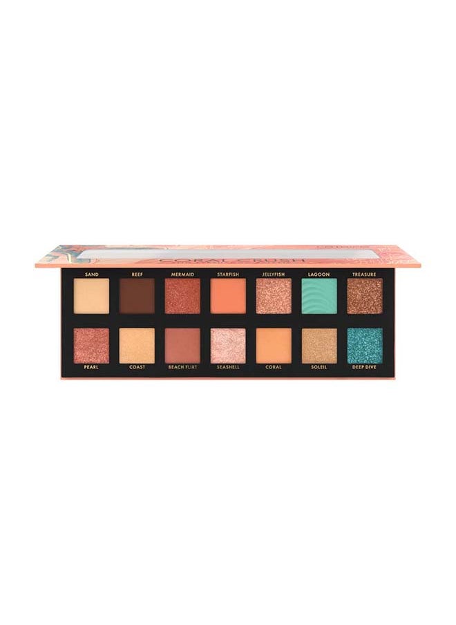 Catrice - Coral Crush Slim Eyeshadow Palette  Under The Sea 030 - Image 1
