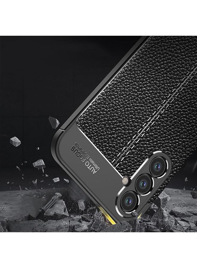 S-TOP Case For Samsung Galaxy A34 Litchi Texture Shockproof TPU Phone Case - Image 5