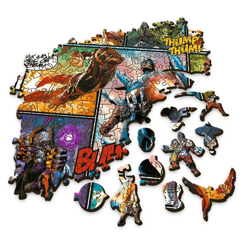 Trefl - Wood Craft Marvel Comic Universe Wooden Puzzles 1000 Pieces - 20165 - Image 3