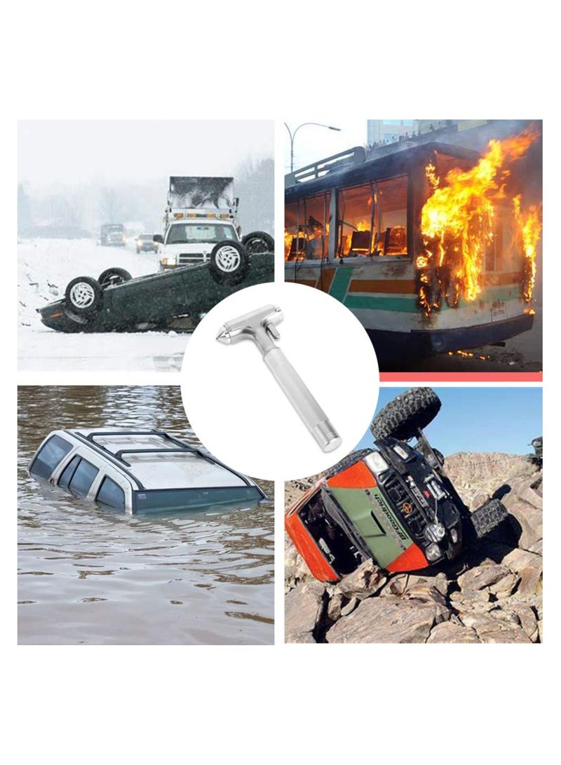 Loquat Emergency Car Safety Hammer Kit, Car Window Breaker and Seatbelt Cutter Alloy Head Emergency Escape Tool Vehicle Safety Hammer Emergency Hammer Fireproof Escape Tool for Car Accidents - Image 3