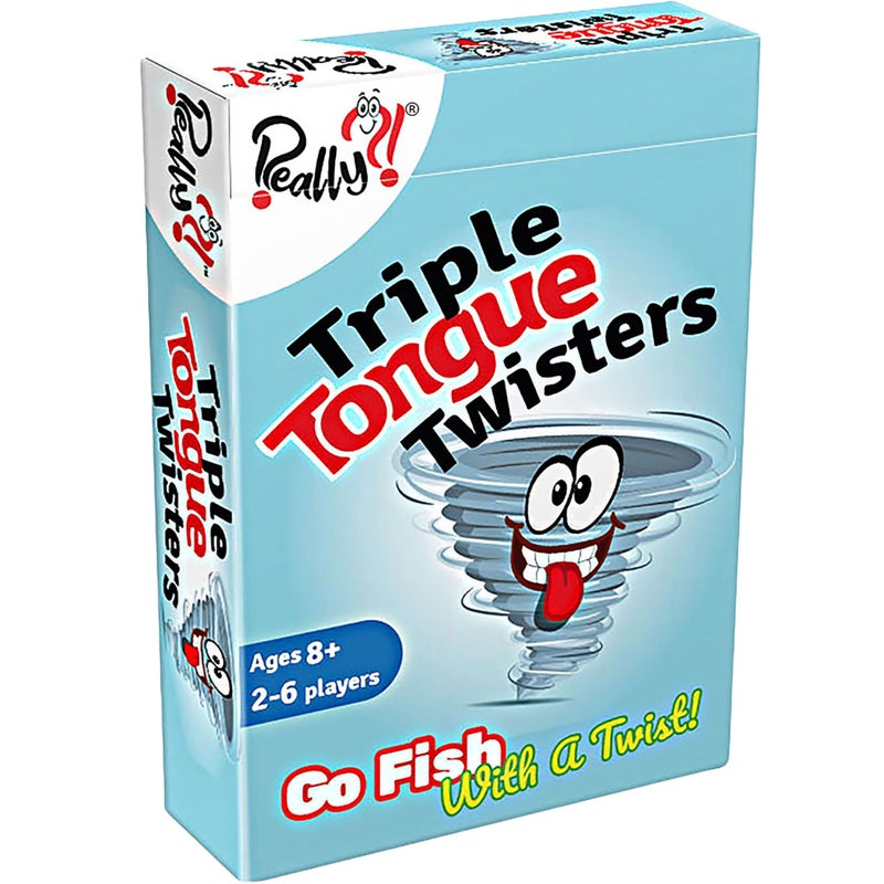 Really Triple Tongue Twisters Card Game for Family Game Night Educational Speech Therapy Memory Games for Kids and Adults Travel Games Gifts Kids 812 - Image 2