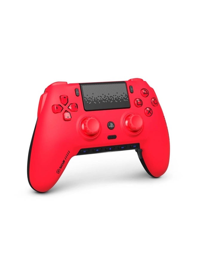 سكاف وحدة تحكم لاسلكية عالية الأداء SCUF OMEGA لأجهزة PS5 والكمبيوتر الشخصي - أحمر - Image 2