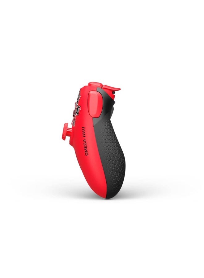 سكاف وحدة تحكم لاسلكية عالية الأداء SCUF OMEGA لأجهزة PS5 والكمبيوتر الشخصي - أحمر - Image 4