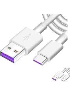 5A Supercharge Cable Replacement for Huawei P30 P20 Pro Super Charging USB Type C Cable, 3.3FT Super Fast Charge Type-C Cable for Huawei P20 Pro, Mate 20 Pro, Mate 10 Pro, P10 Plus, Mate 20 (2 Packs)