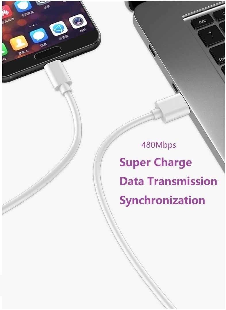 Generic - 5A Supercharge Cable Replacement for Huawei P30 P20 Pro Super Charging USB Type C Cable, 3.3FT Super Fast Charge Type-C Cable for Huawei P20 Pro, Mate 20 Pro, Mate 10 Pro, P10 Plus, Mate 20 (2 Packs) - Image 1