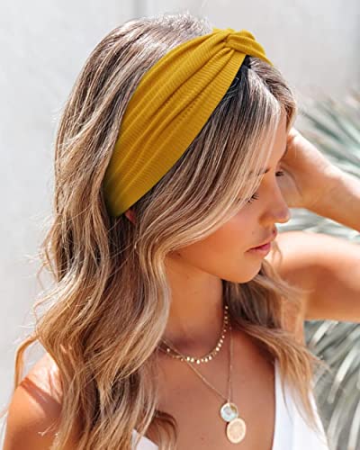 Tobeffect Headbands for Women Non Slip for Short Hair. Yoga Workout Running Sport Elastic Hair Bands for Women's Hair Twist Turban Hair Wrap for Girls - Image 5