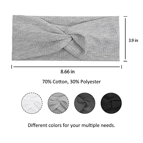 Tobeffect Headbands for Women Non Slip for Short Hair. Yoga Workout Running Sport Elastic Hair Bands for Women's Hair Twist Turban Hair Wrap for Girls - Image 3