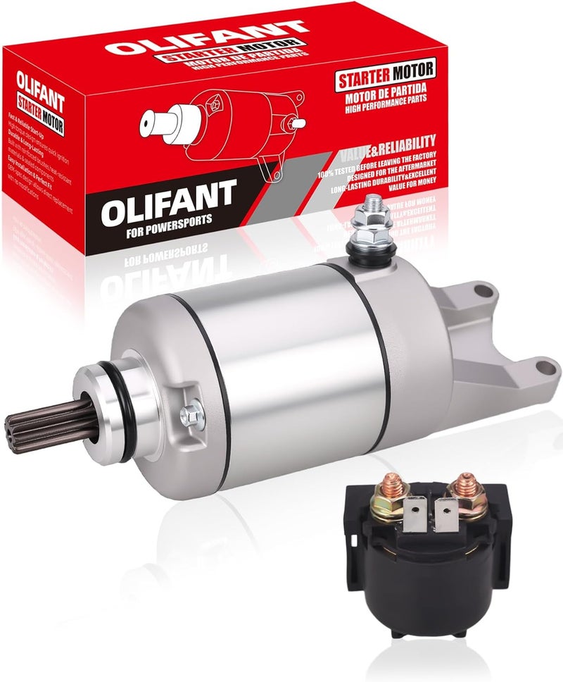 OLIFANT Starter Motor for Kawasaki Prairie 360 2003-2008 4X4 KVF360 - Image 1