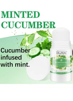 IKZEE Whole Body Deodorant Stick Cucumber and Mint 72 Hour Odor Control Aluminum Free Baking Soda Free Natural Scented Skin Safe for Armpit Privates and Other Parts Oduor Control Cream 40g  - Image 2