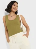 جينجر بيسيكس Ribbed Vest