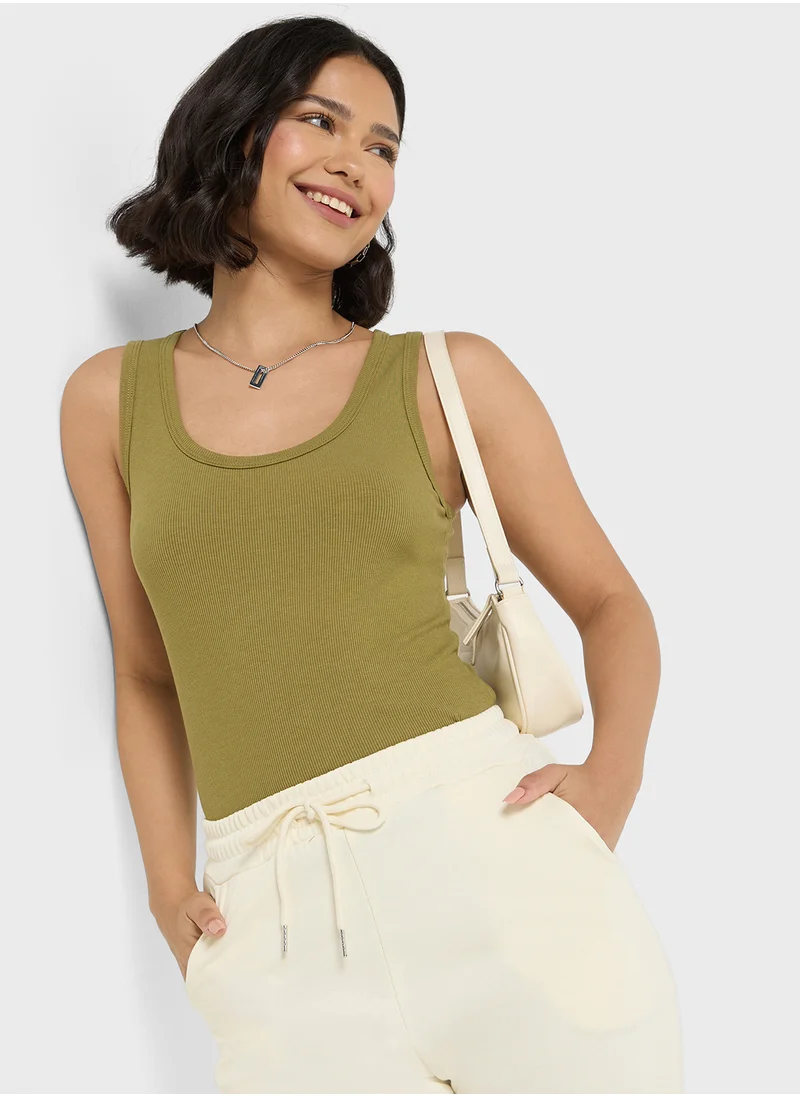 Ginger Basics Ribbed Vest