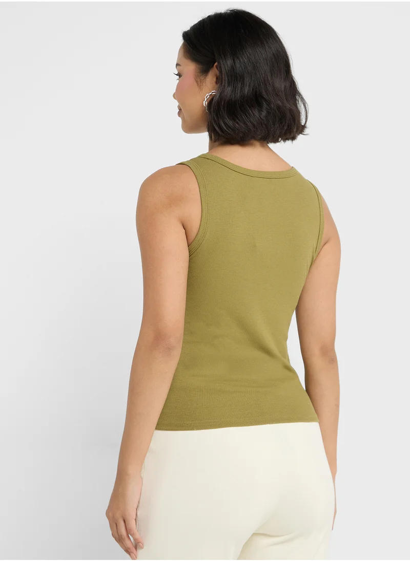 Ginger Basics Ribbed Vest