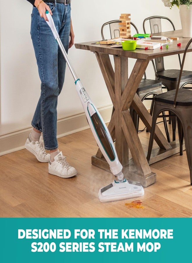 Kenmore SMP01 Microfiber & Washable Pads, 4 pack, for Kenmore SM2060 S200 Series Steam Mop, for Floor Cleaning - Image 2