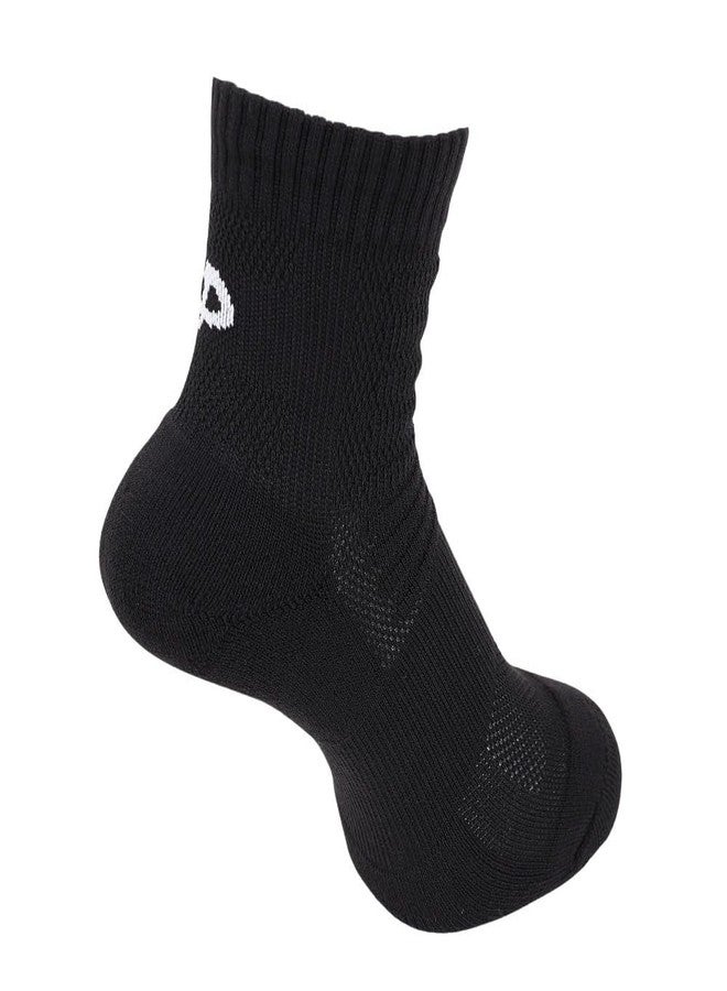 Phiten Metax Sports Semi Long Socks (2 Pair), Black, 22-24cm (Men's 4-6 / Women's 5-7) - Image 5
