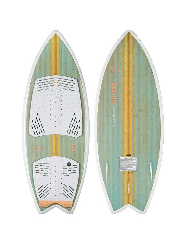 RONIX WAKESURF - Women's Koal Classic - Fish - Sea Glaze / White / Peach - Image 1