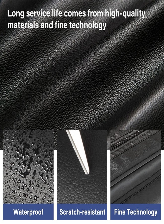 Adhafera Pool Cue Case, 2 X 2 Hard Pool Stick Case, Made of Faux Leather Billiards Accessories - Image 3
