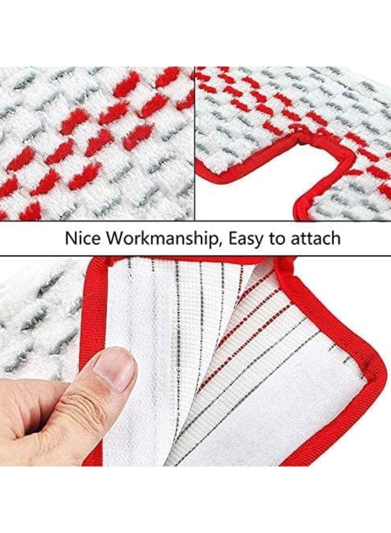 4 Pack Reusable Replacement Mop Pads,Microfiber Washable Spray Mop Refills Compatible with O Cedar Vileda Promist Max Spary Mop - Image 3