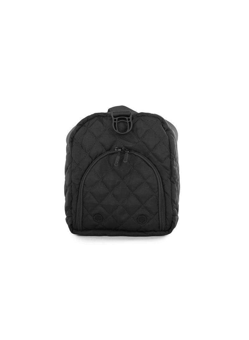 Elite Bags Elite Quilted Gym Duffle Bag with Shoe Compartment, Multi Pocket, Black - Image 4