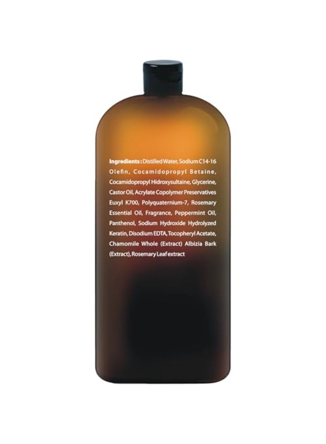 First Botany Castor Oil Shampoo An Anti Hair Loss Shampoo Thickening formula For Hair Regrowth Anti Thinning Sulfate Free For Men Women Anti Dandruff Treatment 16 fl oz - Image 3