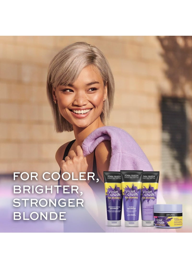جون فريدا شامبو بنفسجي فايوليت كراش 500 مل شامبو تلوين بنفسجي للشعر الأشقر عبوة قيمة - Image 2