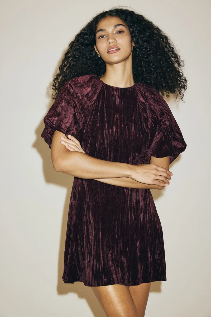 H&M Balloon-sleeved dress