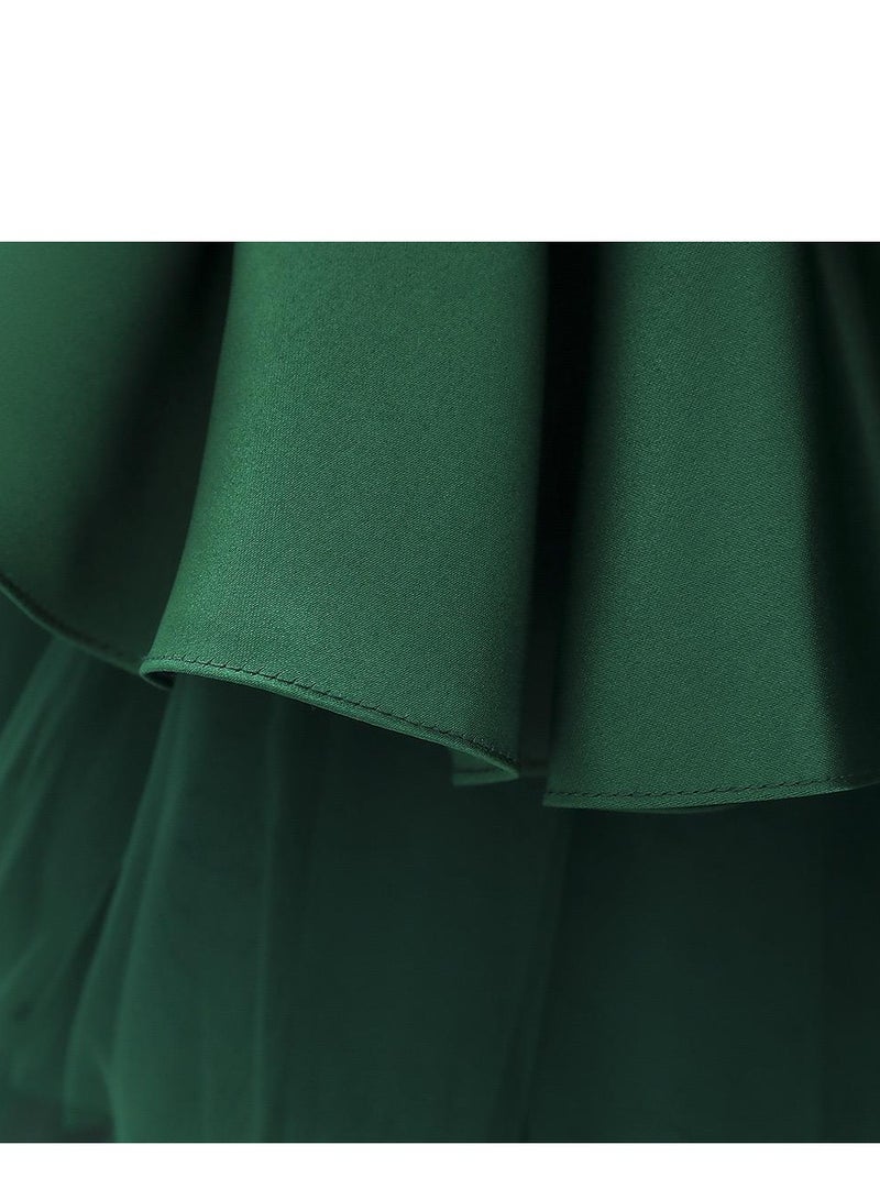 Girl Dress For Wedding Party Green Color