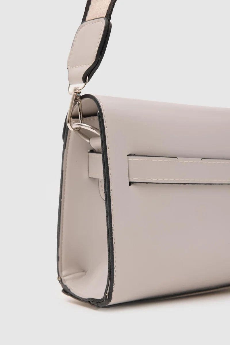Shule Bags Kelly Lockable Gray Clutch Bag
