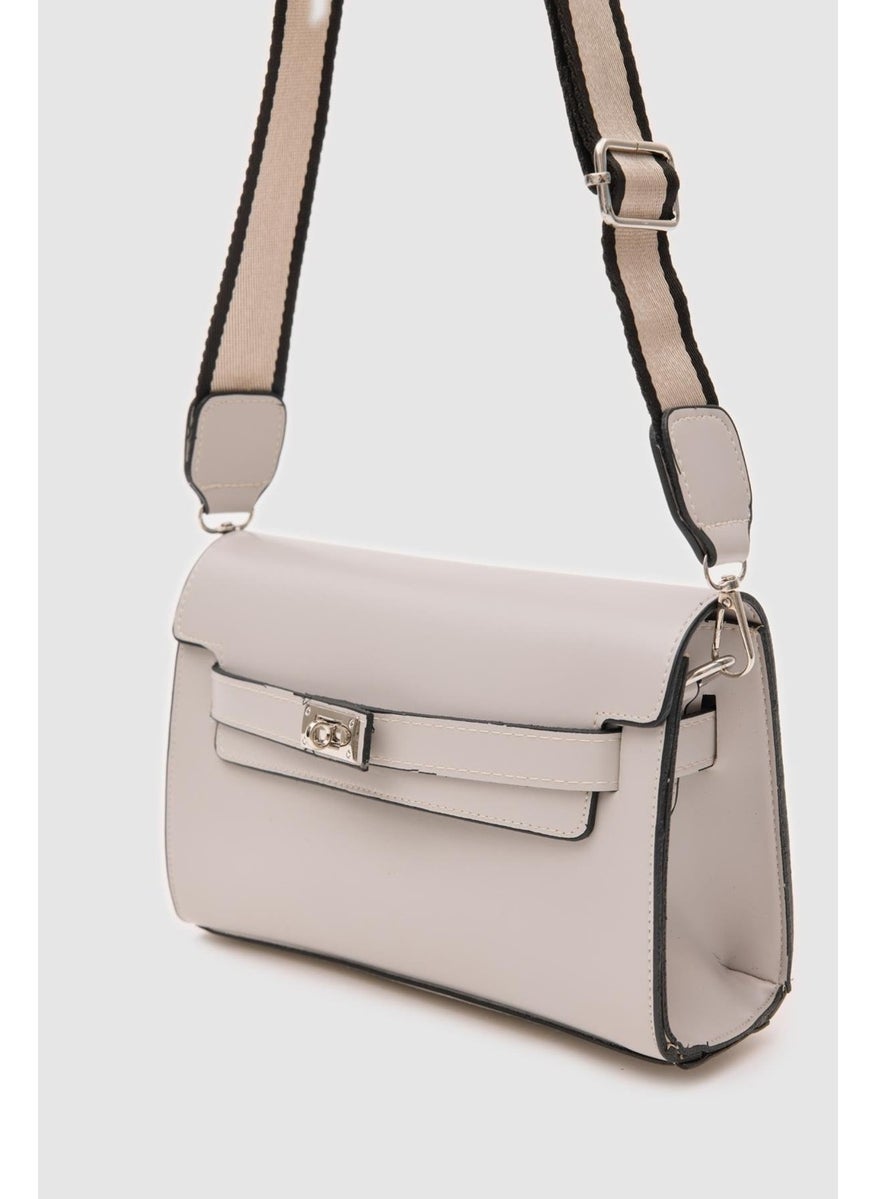 Shule Bags حقيبة كلاتش رمادية قابلة للقفل كيللي  - Image 4