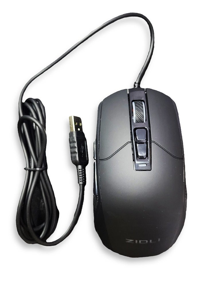 ZIDLI Gaming Mouse Black M81 - 8800 DPI Black  - Image 3