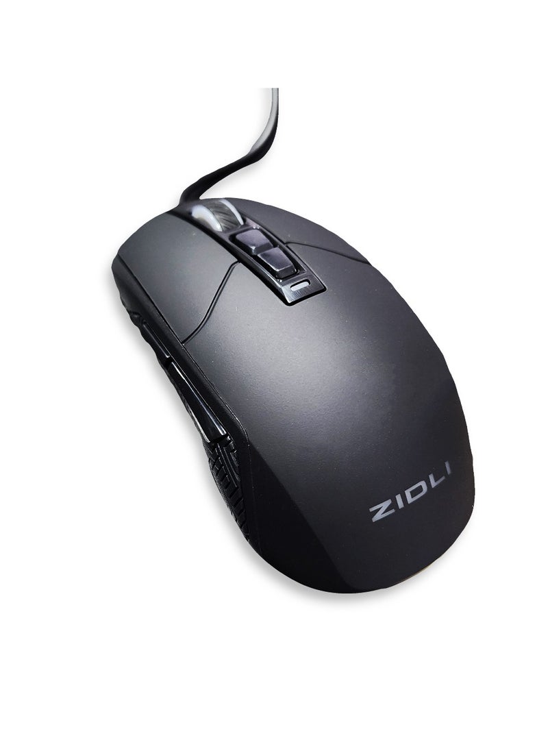 ZIDLI Gaming Mouse Black M81 - 8800 DPI Black  - Image 5