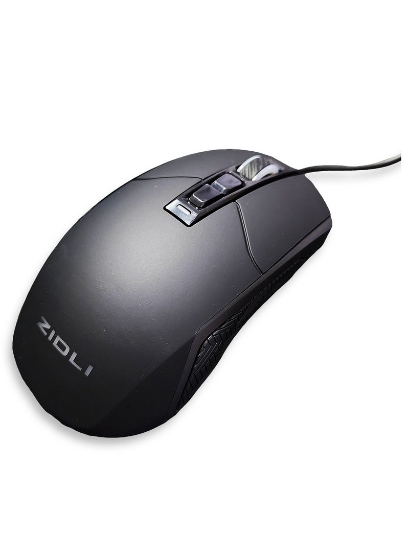ZIDLI Gaming Mouse Black M81 - 8800 DPI Black  - Image 4