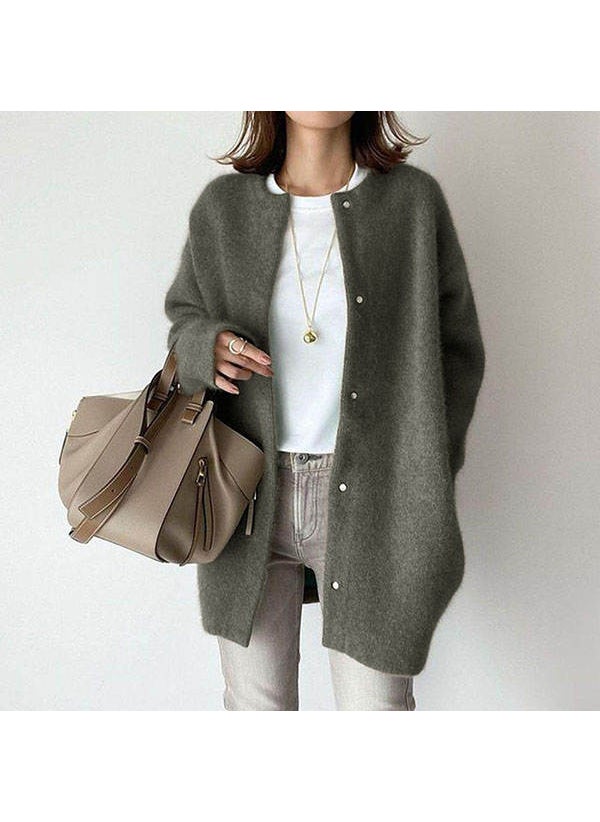 Generic - 9 Colors Slim-Fit Womens Sweater Two kinds of knitted materials/woolen materials to choose from - Image 1
