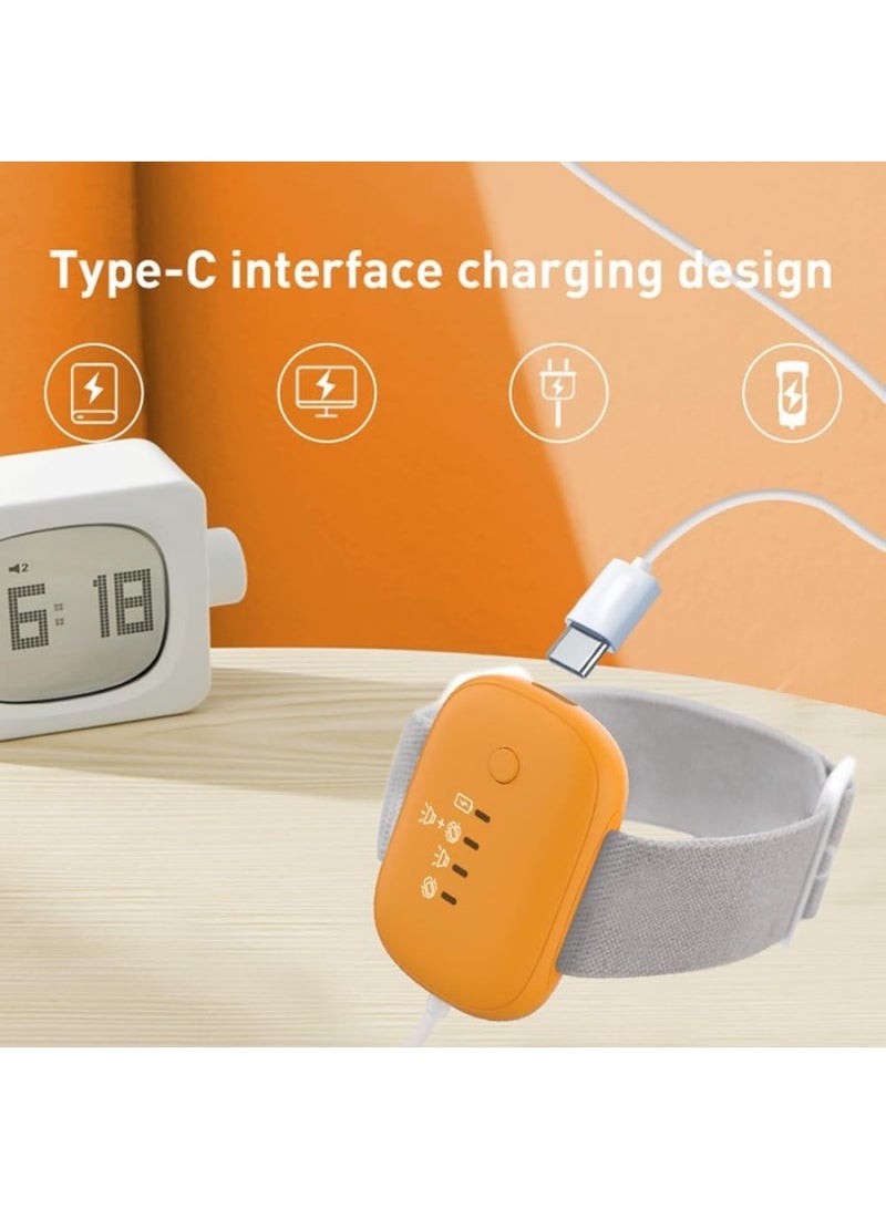 Bed Wetting Alarm for Boys Girls,Training Elder Care,Bedwetting Alarm System,USB Rechargeable,Loud Sound and Vibration,3 Reminder Modes,Music Optional and Volume Control,Bed-wetting Sensor for Kids Adults  - Image 3
