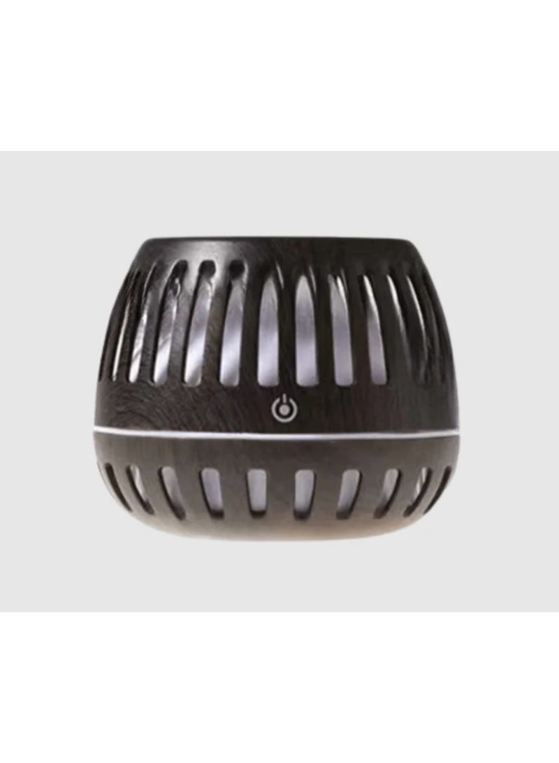 200ml Utrasonic Wood Grain Mist Humidifier for Home Office - Image 1